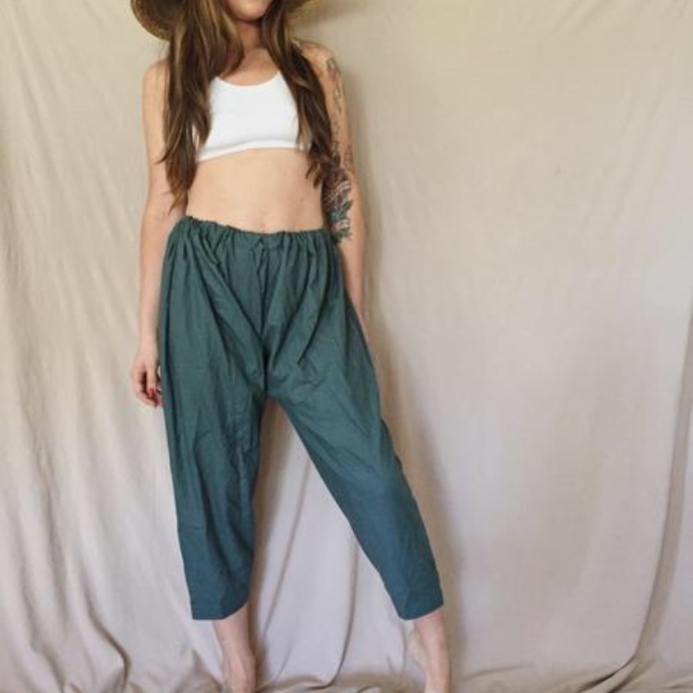 100% Cotton Jade Harem Pant